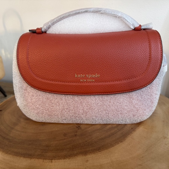 KATE SPADE NEW YORK Crossbody Brown Knott NEW with TAGS in Autumn Oak - Picture 8 of 15